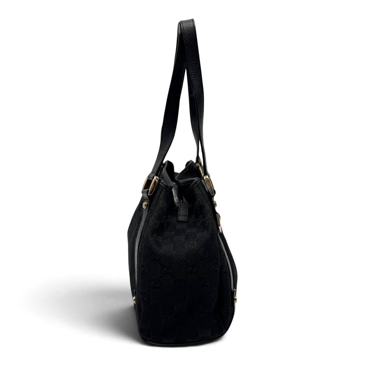 Gucci Shopper Abbey monogram schwarz – Seitenansicht