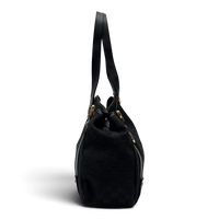 Gucci Shopper Abbey monogram schwarz – Seitenansicht