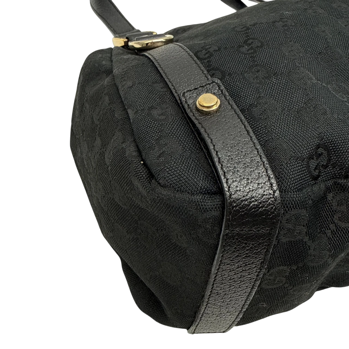 Gucci Shopper Abbey monogram schwarz – Ecken im Detail