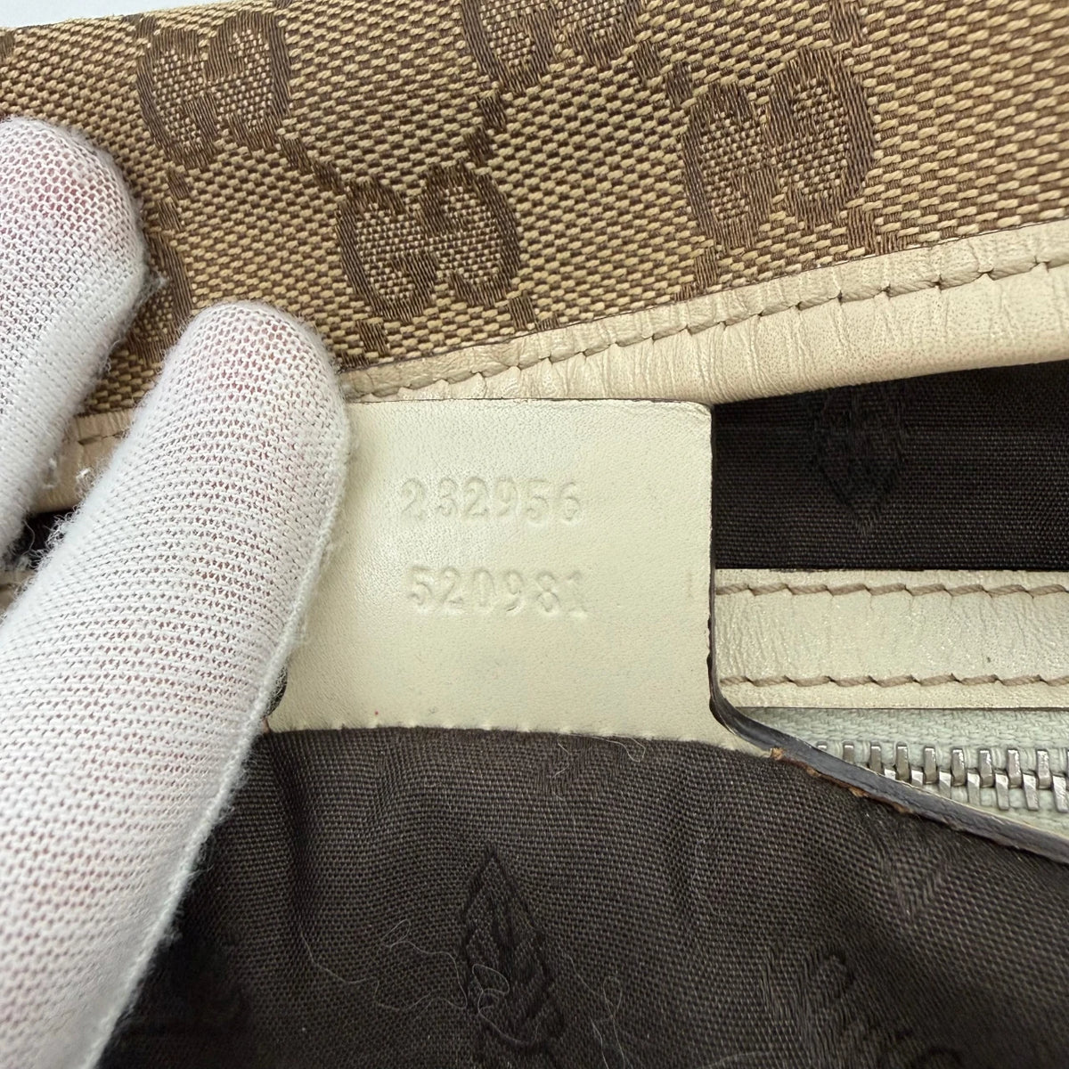 Gucci Shopper GG Twins monogram beige