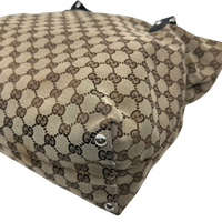 Gucci Shopper Horsebit Icon Bit monogram beige
