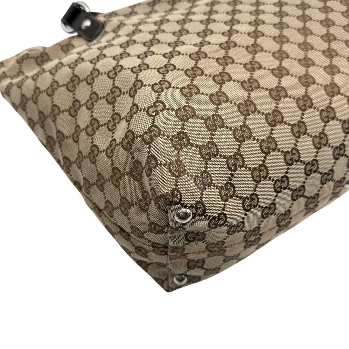 Gucci Shopper Horsebit Icon Bit monogram beige