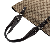Gucci Shopper Horsebit Icon Bit monogram beige