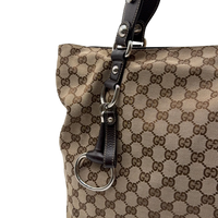 Gucci Shopper Horsebit Icon Bit monogram beige