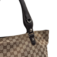 Gucci Shopper Horsebit Icon Bit monogram beige