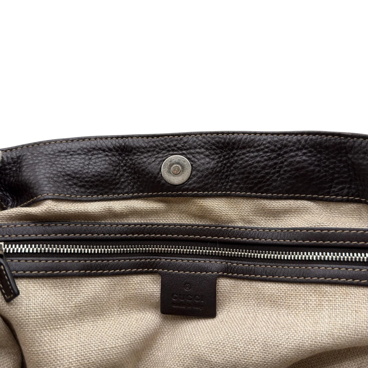 Gucci Shopper Horsebit Icon Bit monogram beige