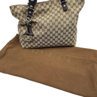 Gucci Shopper Horsebit Icon Bit monogram beige
