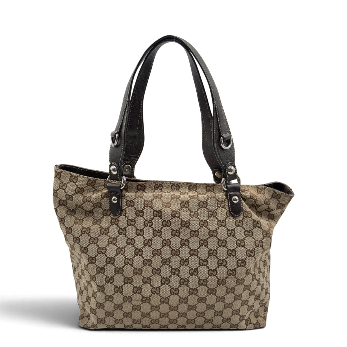 Gucci Shopper Horsebit Icon Bit monogram beige