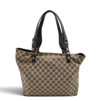 Gucci Shopper Horsebit Icon Bit monogram beige