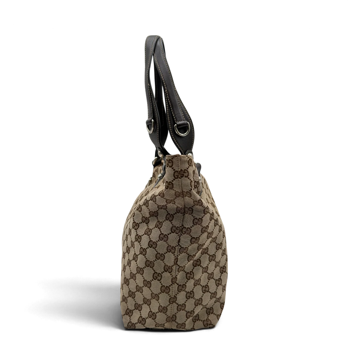 Gucci Shopper Horsebit Icon Bit monogram beige
