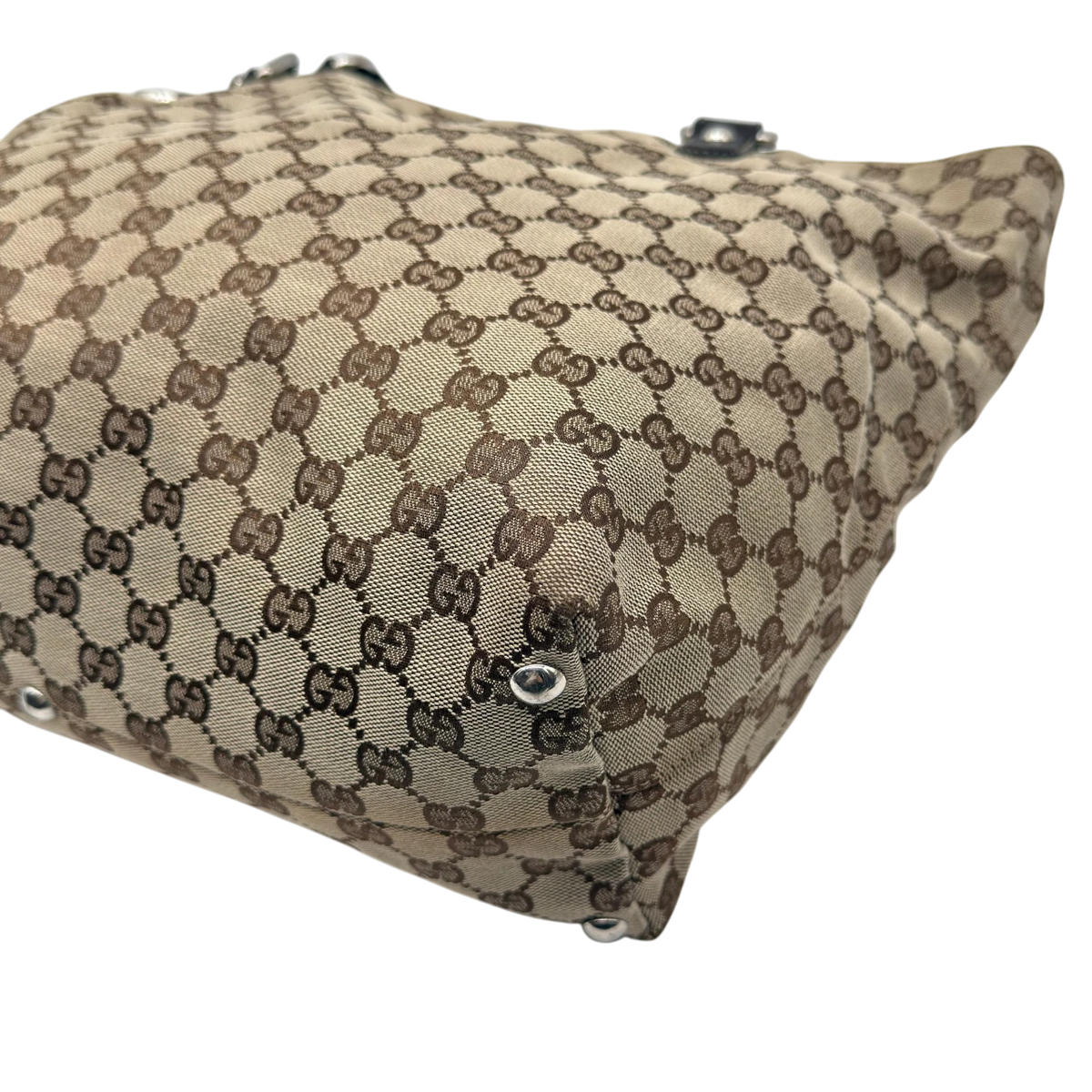 Gucci Shopper Horsebit Icon Bit monogram beige