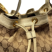 Gucci Shopper Peggy large monogram beige – Beschläge im Detail