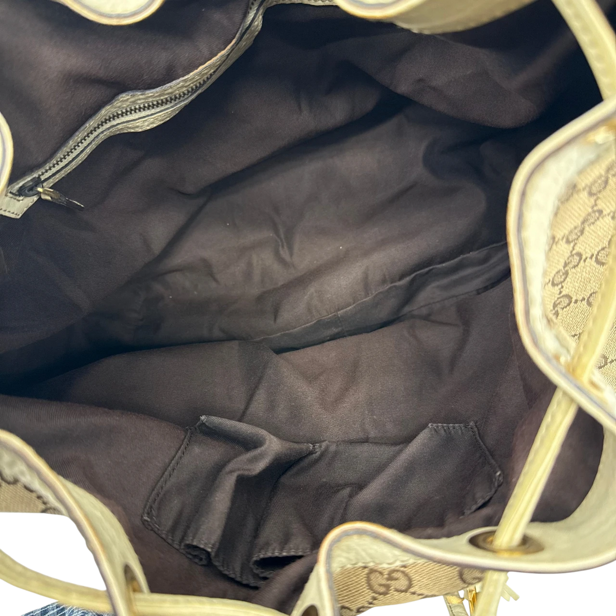 Gucci Shopper Peggy large monogram beige – Innenansicht