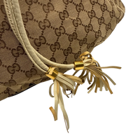 Gucci Shopper Peggy large monogram beige – Detailansicht