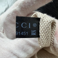 Gucci Shopper Soho mit Umhängekette aus Leder schwarz – Seriennummer im Detail