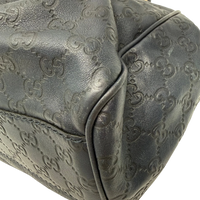 Gucci Shopper Sukey aus Leder monogram dunkelblau