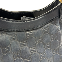 Gucci Shopper Sukey aus Leder monogram dunkelblau