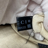 Gucci Shopper Sukey aus Leder monogram dunkelblau