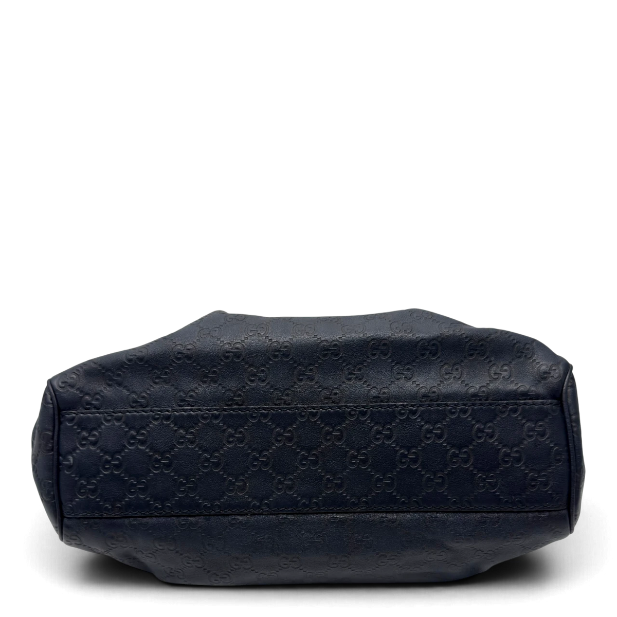 Gucci Shopper Sukey aus Leder monogram dunkelblau