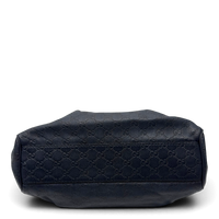 Gucci Shopper Sukey aus Leder monogram dunkelblau