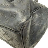 Gucci Shopper Sukey aus Leder monogram dunkelblau