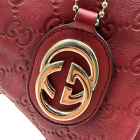 Gucci Shopper Sukey large aus Leder monogram rot