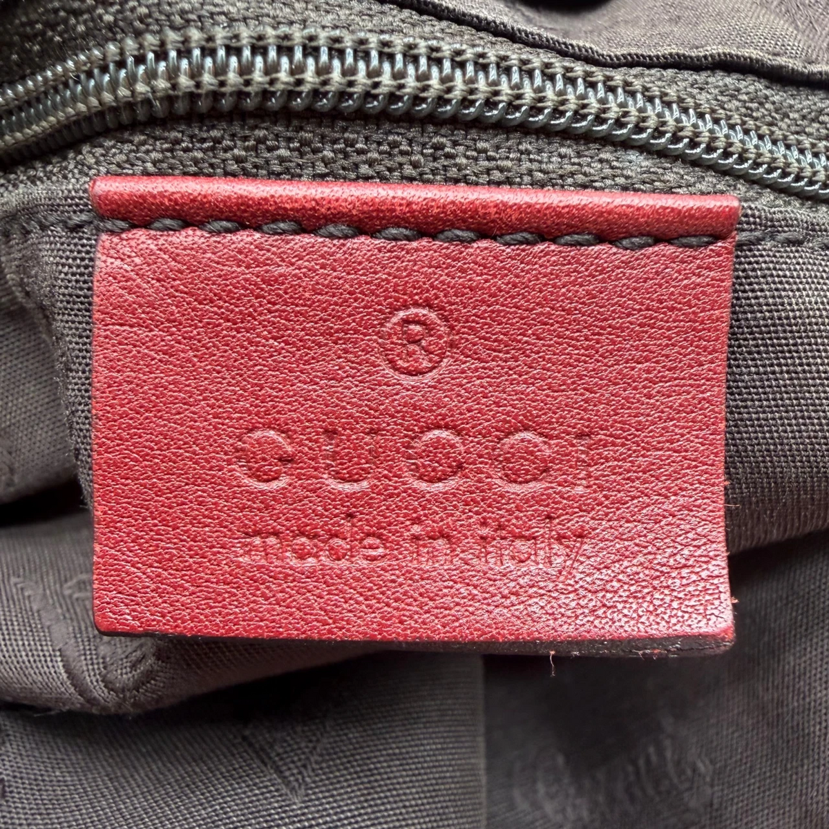 Gucci Shopper Sukey large aus Leder monogram rot