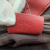 Gucci Shopper Sukey large aus Leder monogram rot