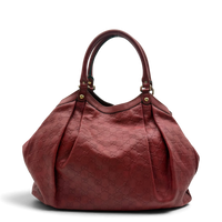 Gucci Shopper Sukey large aus Leder monogram rot