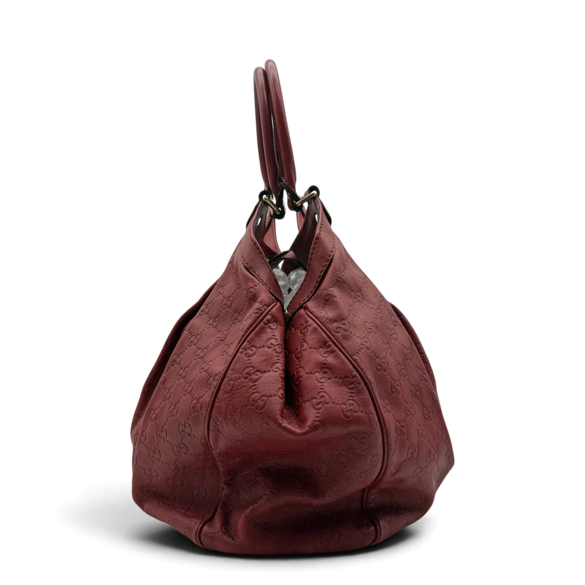 Gucci Shopper Sukey large aus Leder monogram rot