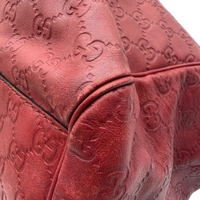 Gucci Shopper Sukey large aus Leder monogram rot