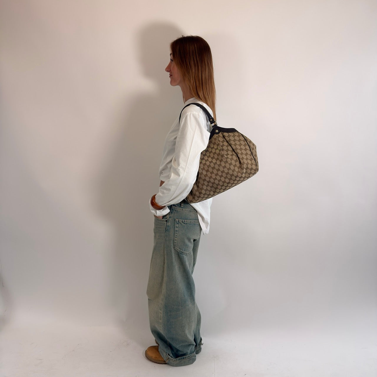 Gucci Shopper Sukey large monogram beige