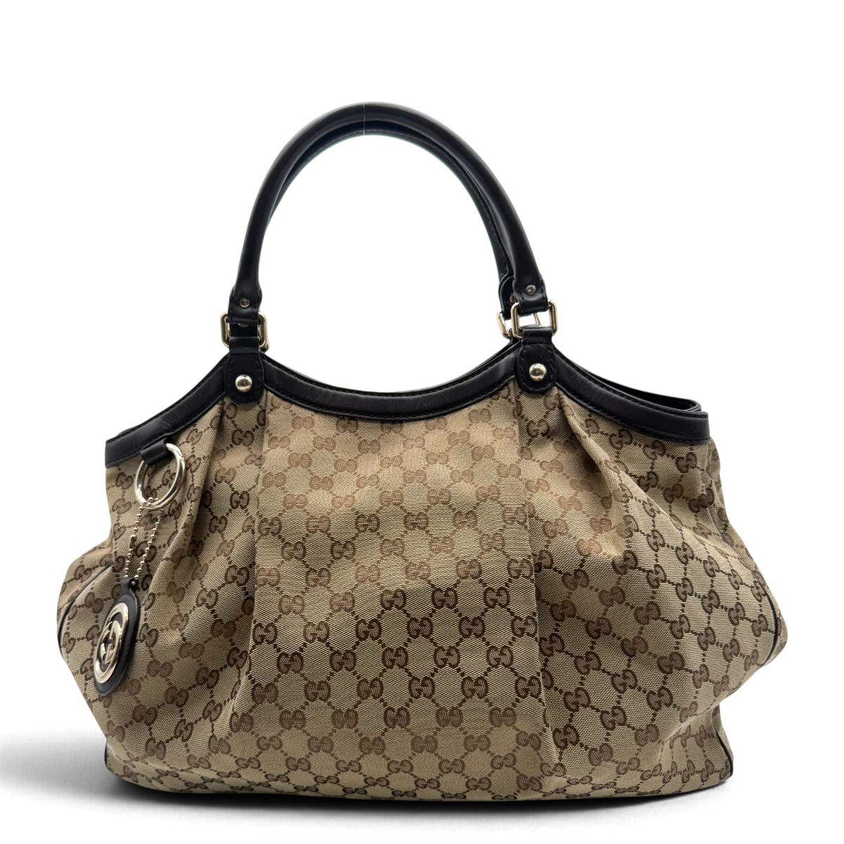 Gucci Shopper Sukey large monogram beige – Gesamtansicht