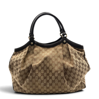 Gucci Shopper Sukey large monogram beige – Gesamtansicht