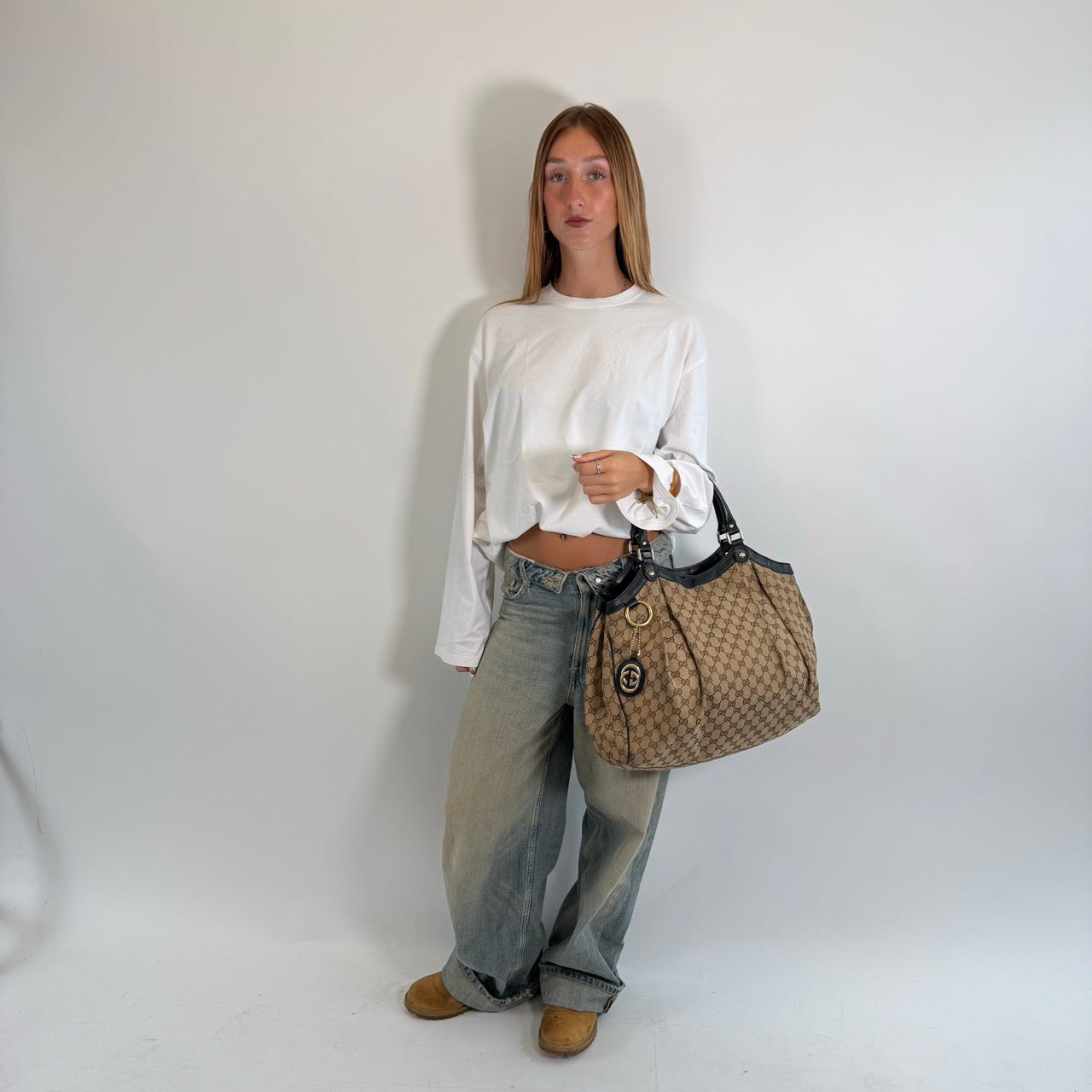 Gucci Shopper Sukey monogram beige