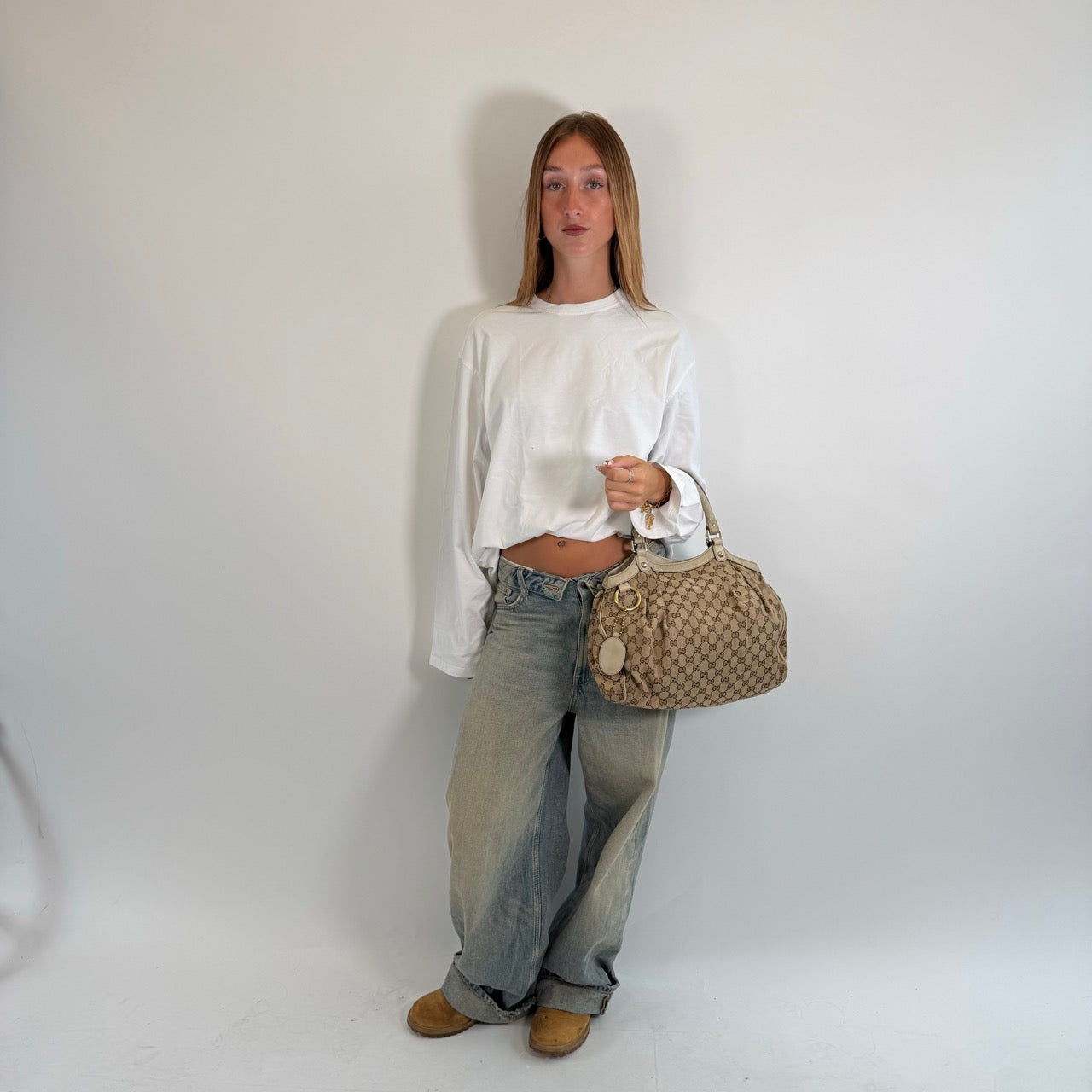 Gucci Shopper Sukey monogram beige