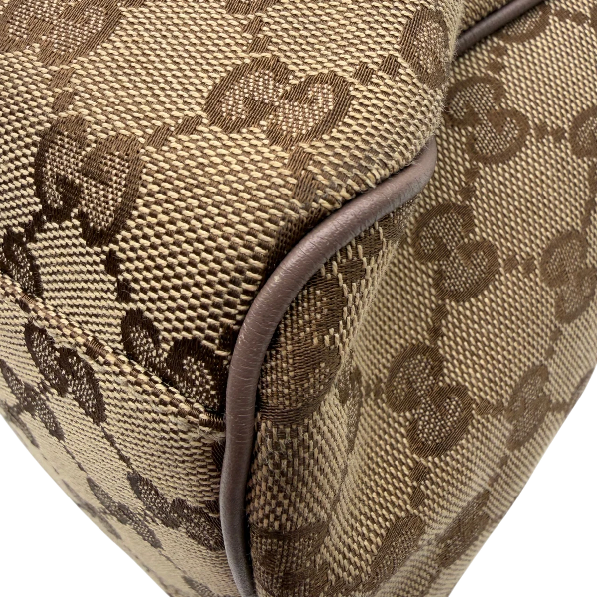 Gucci Shopper Sukey monogram beige – Ecken im Detail