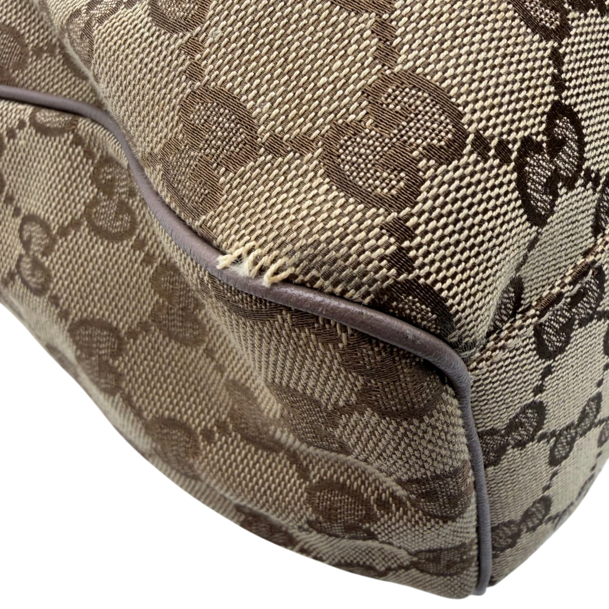 Gucci Shopper Sukey monogram beige – Ecken im Detail