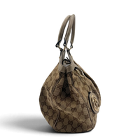 Gucci Shopper Sukey monogram beige – Seitenansicht