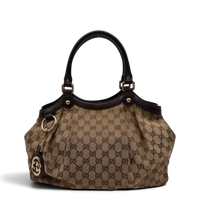 Gucci Shopper Sukey monogram braun