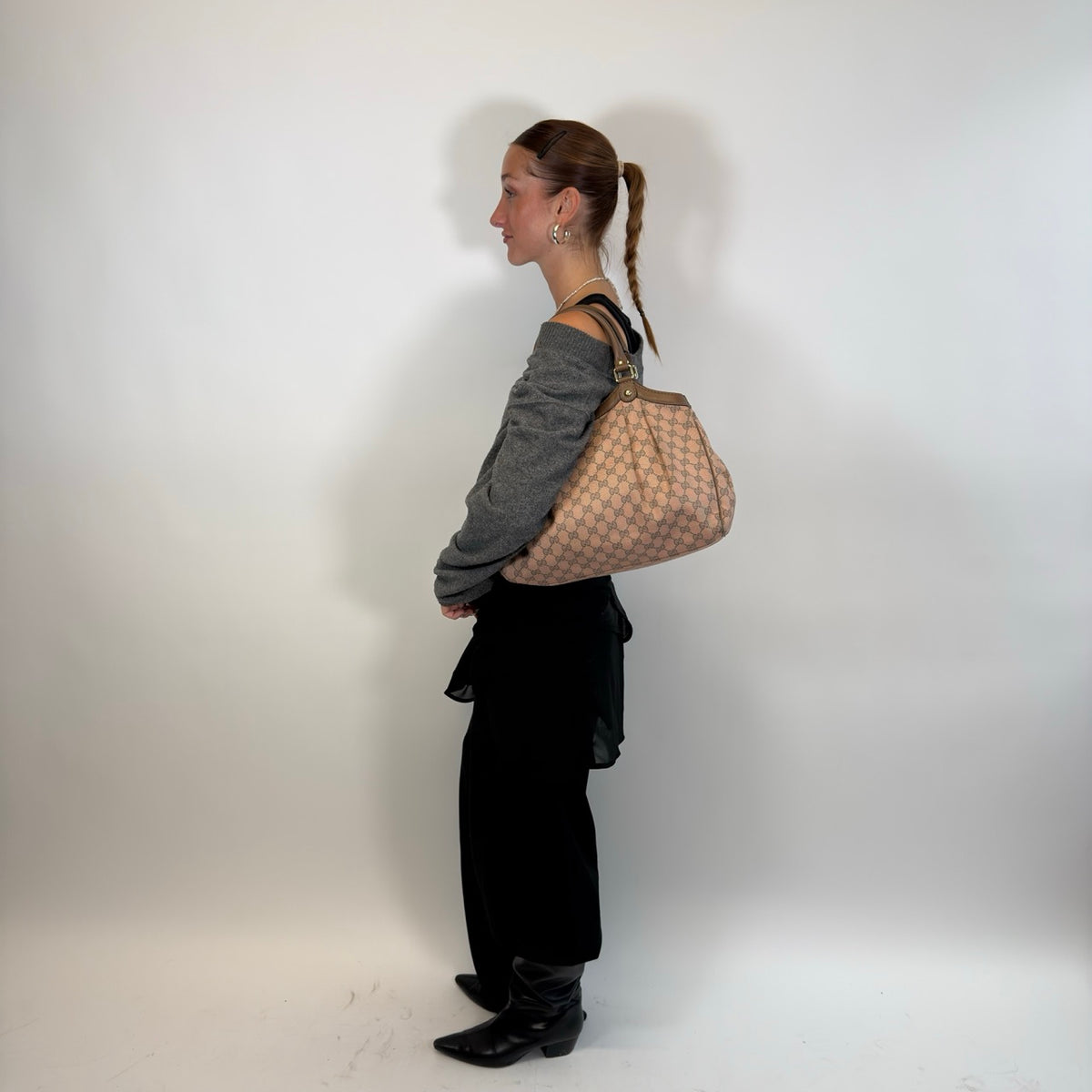 Gucci Shopper Sukey monogram rosa
