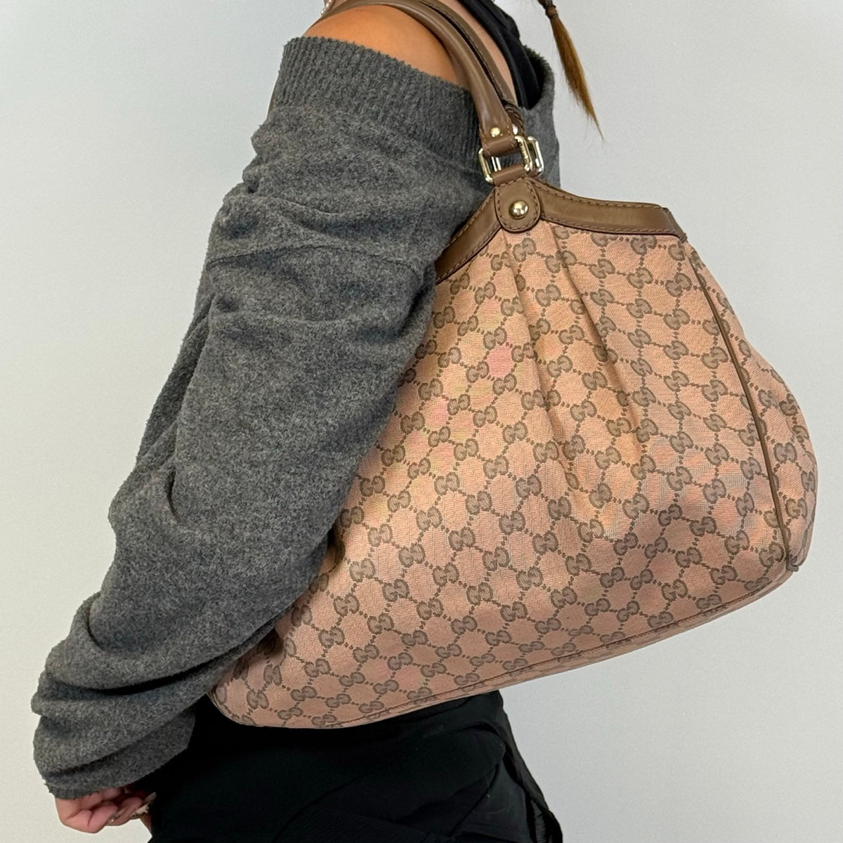 Gucci Shopper Sukey monogram rosa