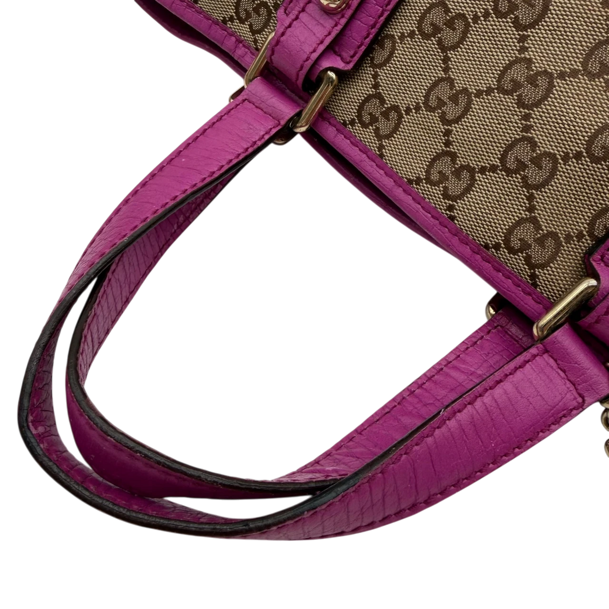 Gucci Shopper mini Sherry Line monogram beige & rosa
