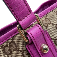 Gucci Shopper mini Sherry Line monogram beige & rosa