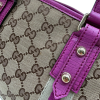 Gucci Shopper mini Sherry Line monogram beige & rosa