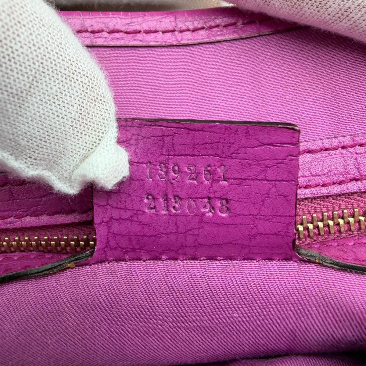 Gucci Shopper mini Sherry Line monogram beige & rosa