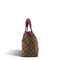 Gucci Shopper mini Sherry Line monogram beige & rosa