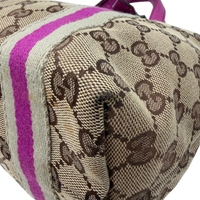 Gucci Shopper mini Sherry Line monogram beige & rosa
