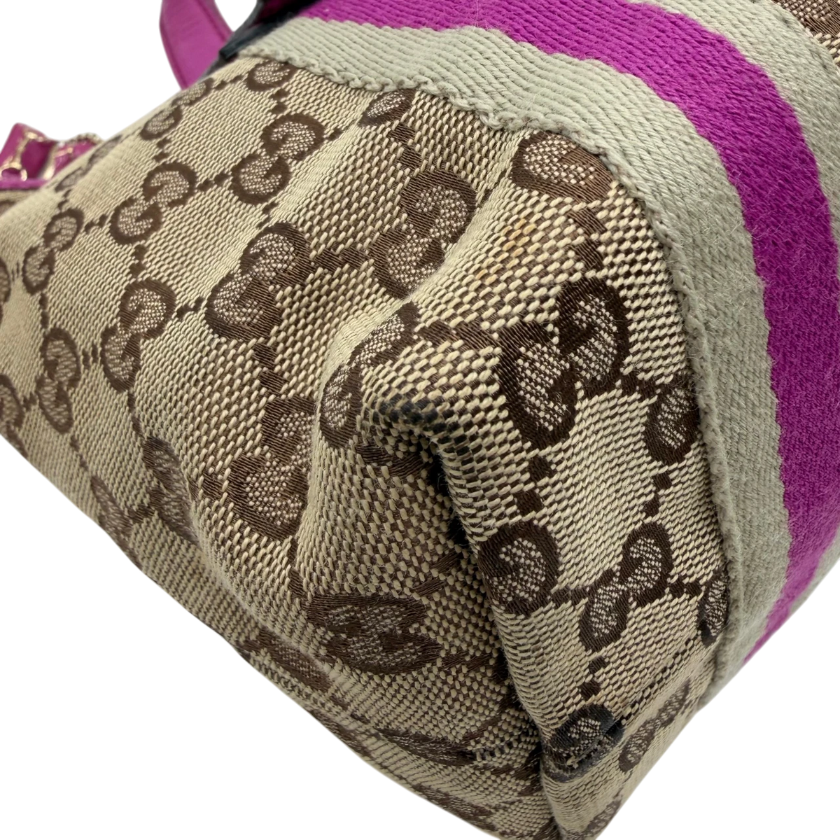Gucci Shopper mini Sherry Line monogram beige & rosa