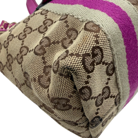 Gucci Shopper mini Sherry Line monogram beige & rosa